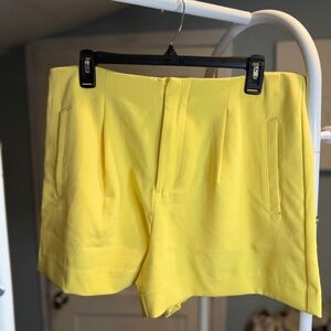 Target Women's Bright Yellow Shorts